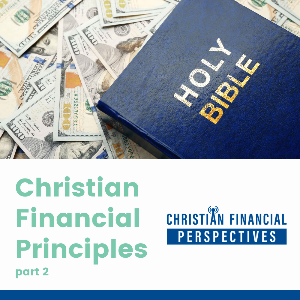 Tune in to part 1 of our 2 part series on 12 Christian Financial Principles. In this episode, Bob and Shawn cover the first 6 principles out of 12 that we, as Christians, should all strive to live by. These Christian financial principles are full of wisdom since they come directly from scripture. The first 6 Christian financial principles that we are covering today include: God Owns It All; Work Is Good; Honesty, Truthfulness, and Integrity; Pay Your Taxes; Be Careful With Debt; and Give Generously.
