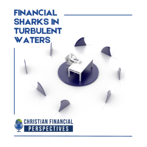 Financial Sharks In Turbulent Waters Podcast Cover