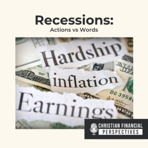 Recessions - Actions Vs Words Podcast Cover