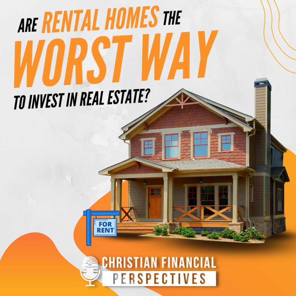 Considering becoming a landlord through rental property? Do the returns justify the hassles involved? After insurance, mortgage payments, repairs, and/or marketing costs, a rental home isn’t the cash cow you might think it is. Bob and Shawn discuss the pros and cons of rentals while providing some alternative options to consider.

Instead, Real Estate Investment Trusts (REITs) may be a better option for the average investor. They explain that REITs allow investors to access a diversified portfolio of properties across various sectors, such as industrial, retail, lodging, healthcare, and more.